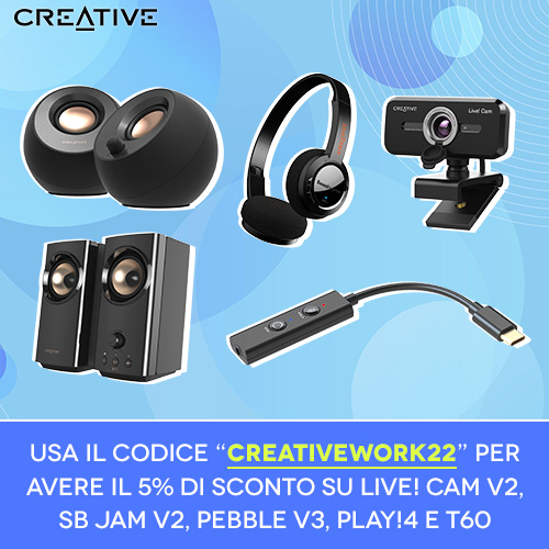 Creative Codice Sconto